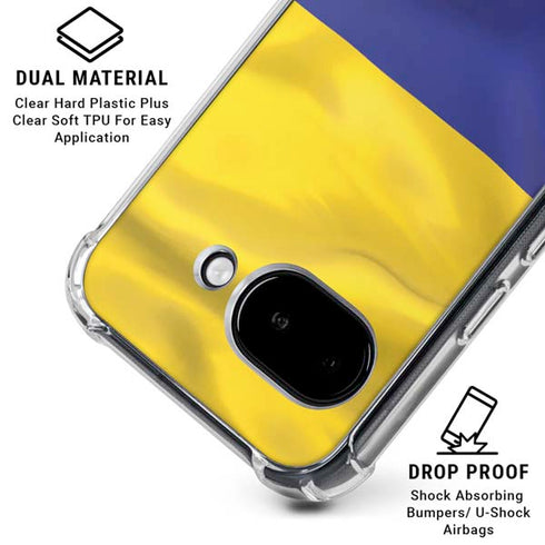 Colombia Flag Google Pixel 9a Clear Case